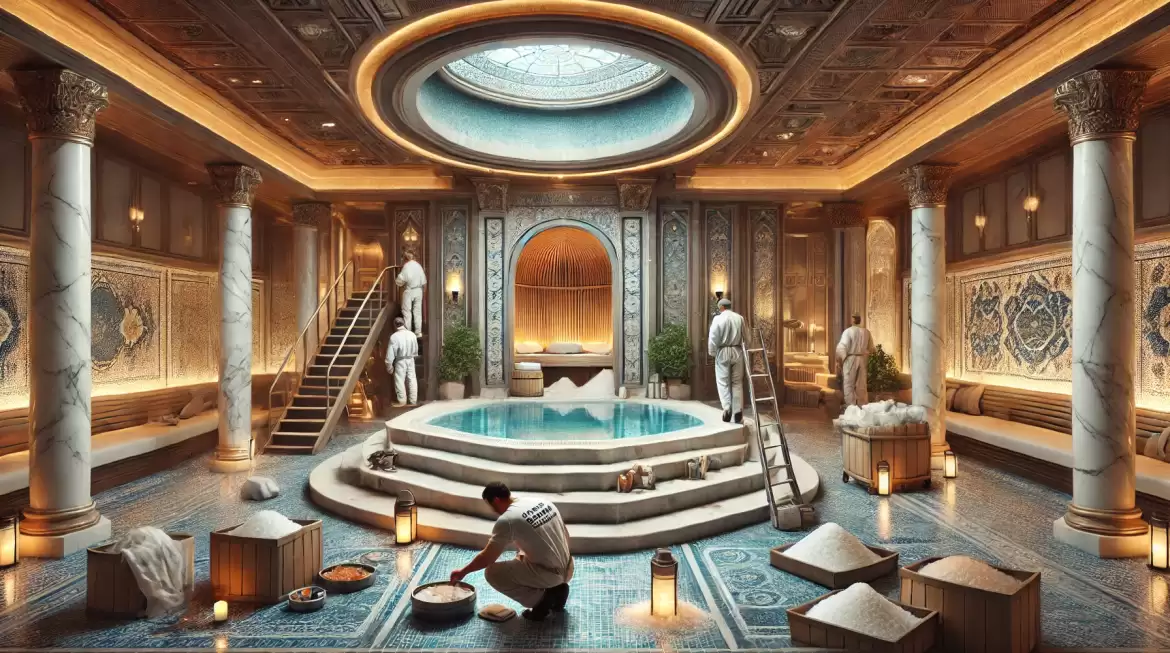 Türk Hamamı, Tuz Odası ve Spa Sistemlerinde Tamir & Bakım